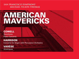 Amériques SAN FRANCISCO SYMPHONY MICHAEL TILSON