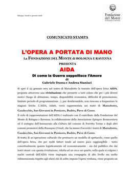 L'opera a Portata Di Mano Aida