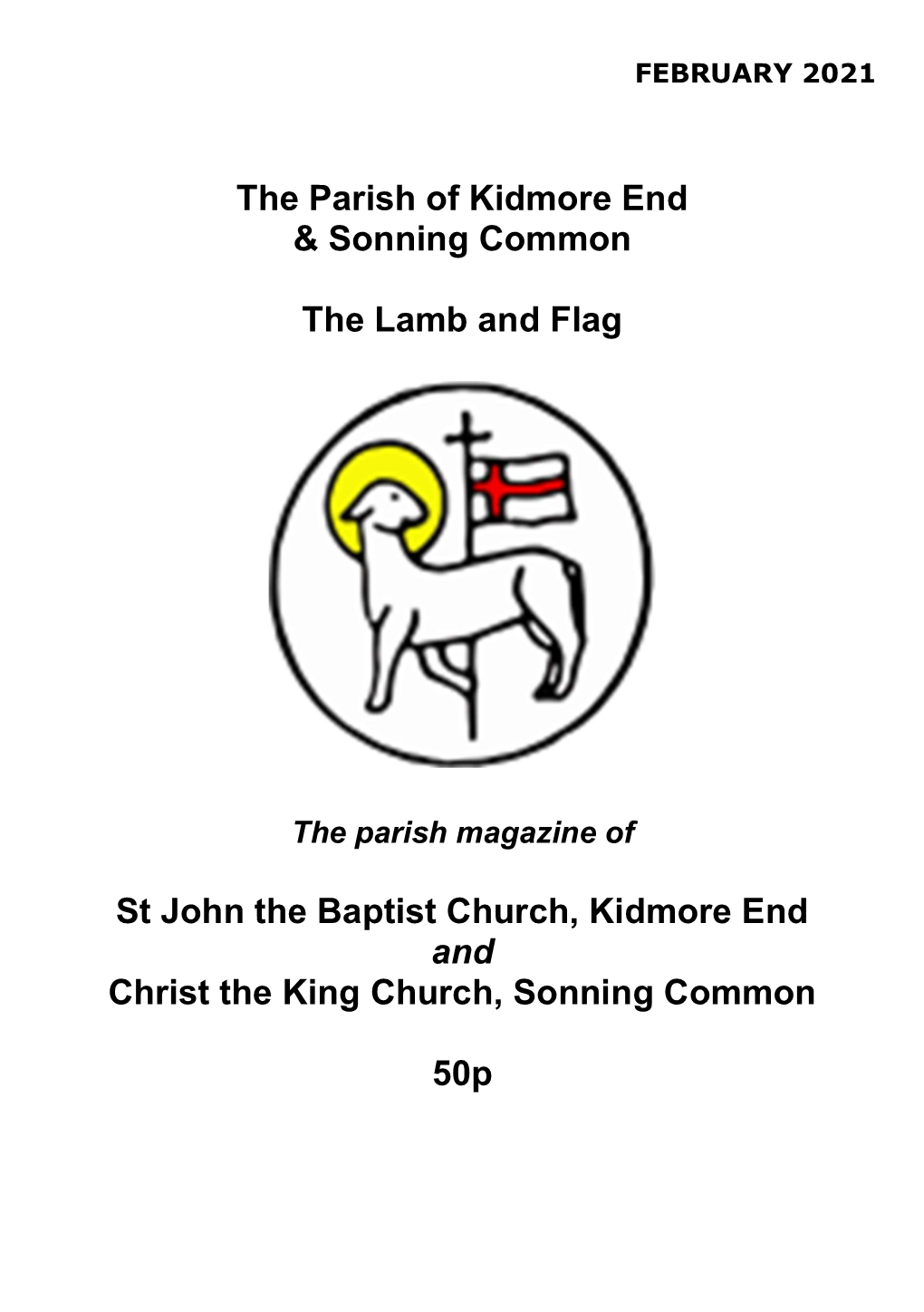 The Parish of Kidmore End & Sonning Common the Lamb and Flag St
