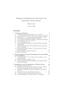 Entropy and Isoperimetry for Linear and Non-Linear Group Actions