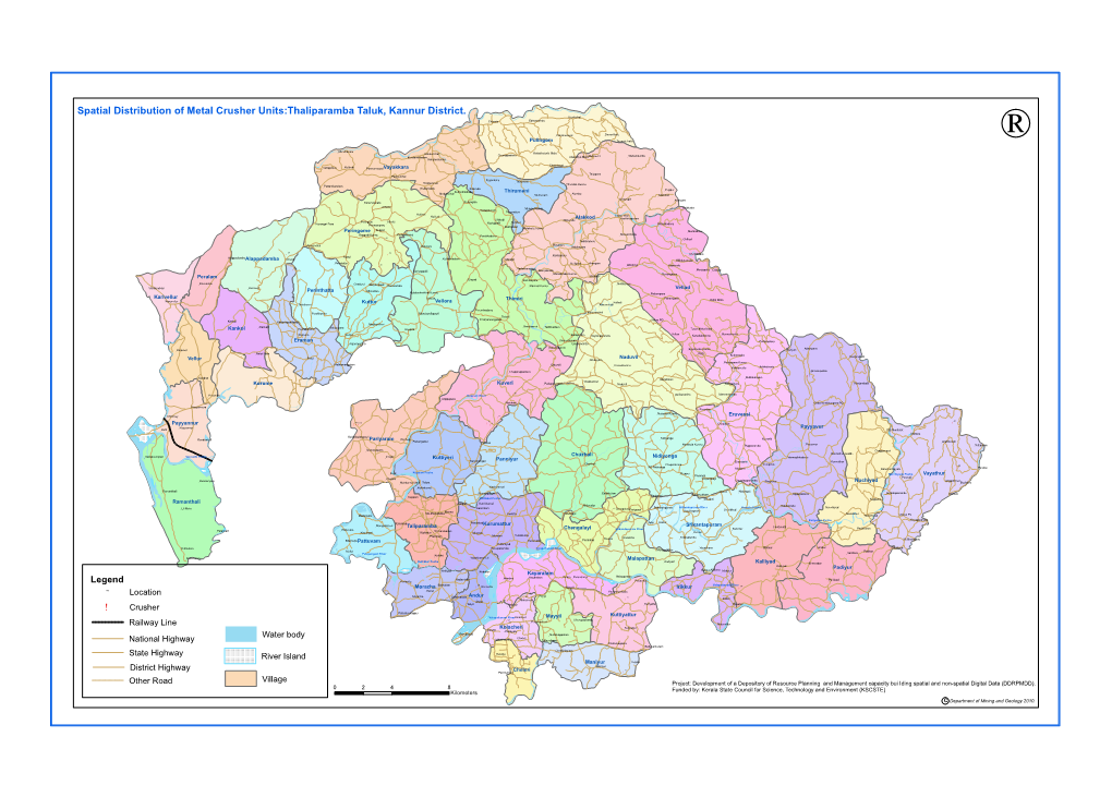 Spatial Distribution of Metal Crusher Units:Thaliparamba Taluk, Kannur District