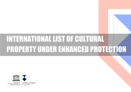 International List of Cultural Property Under Enhanced Protection