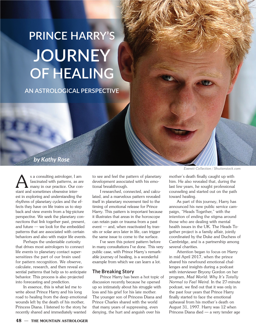 Prince Harry’S Journey of Healing