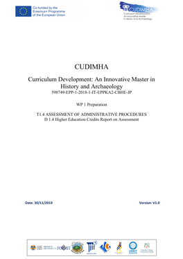 CUDIMHA Higher Education Credits Assessment