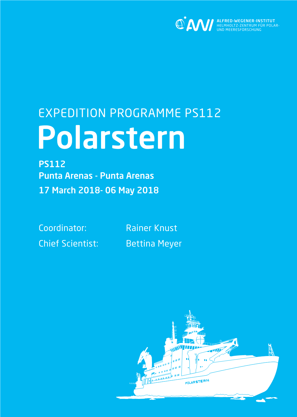 Polarstern PS112 Punta Arenas - Punta Arenas 17 March 2018- 06 May 2018