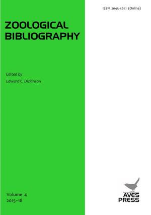 Zoological Bibliography