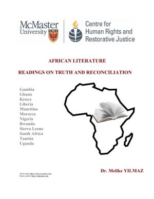 African Literature Readings on Truth and Reconciliation