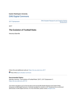 The Evolution of Football Rules