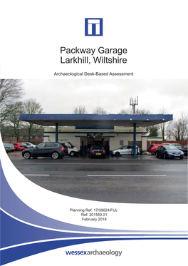 Packway Garage Larkhill, Wiltshire