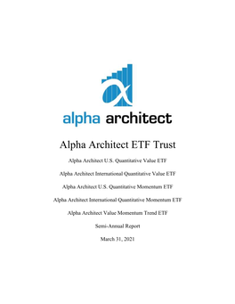 Alpha Architect ETF Trust