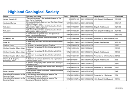 Highland Geological Society