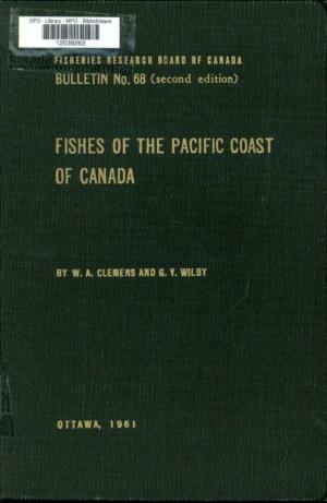 Fishes of the Pacific Coast of Canada
