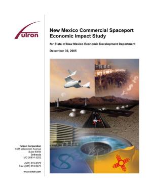 Futron-New-Mexico-Commercial-Spaceport-Economic-Impact-Study-Dec-2005