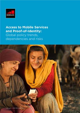 Access to Mobile Services and Proof-Of-Identity: Global Policy Trends, Dependencies and Risks