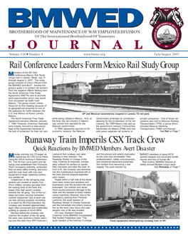 Runaway Train Imperils CSX Track Crew