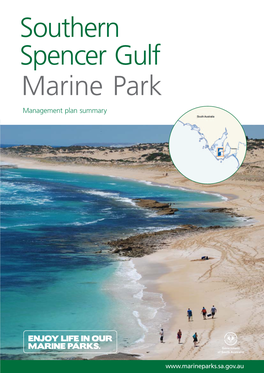 Southern Spencer Gulf Marine Park Management Plan Summary
