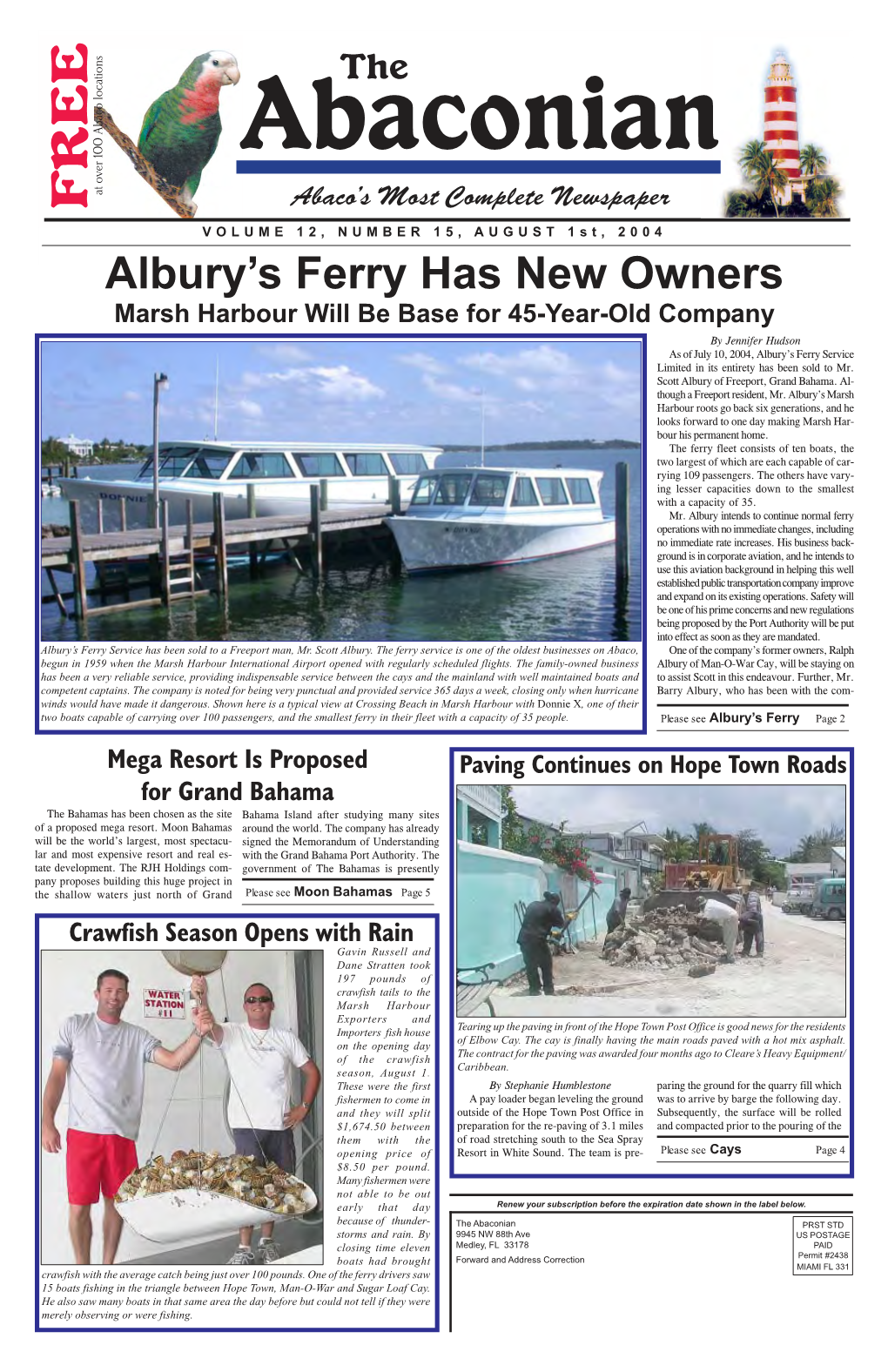 Albury's Ferry Has New Owners