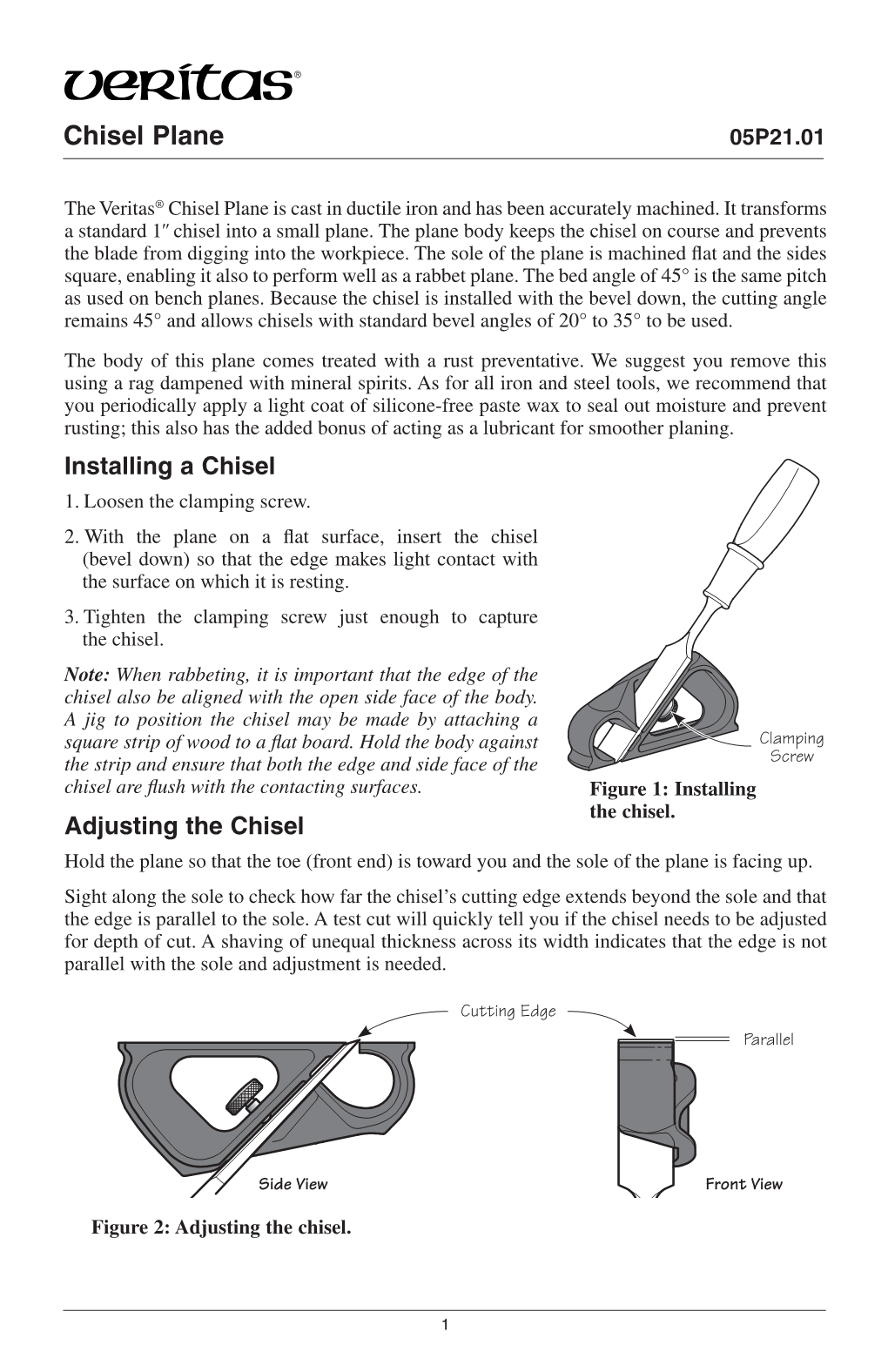 Chisel Plane 05P21.01