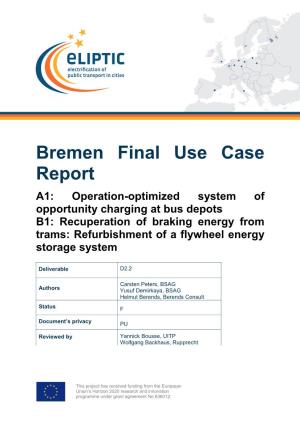 D2.2 Bremen Final Use Case Report