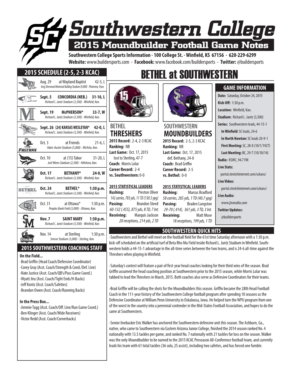 Southwestern College Athletics