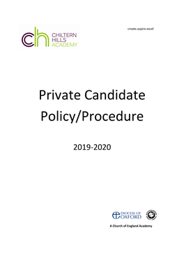 Private Candidate Procedure
