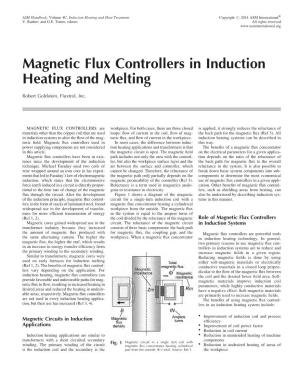 Magnetic Flux Controllers in Induction Heating and Melting