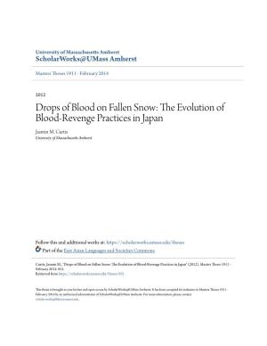 Drops of Blood on Fallen Snow: the Evolution of Blood-Revenge Practices in Japan