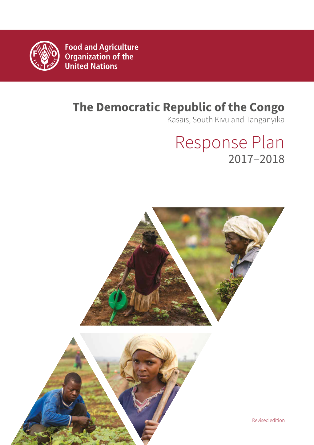 The Democratic Republic of the Congo Kasaïs, South Kivu and Tanganyika Response Plan 2017–2018