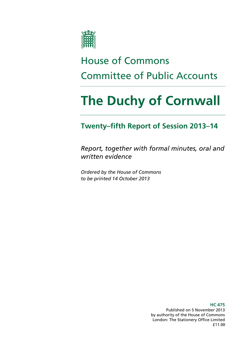 The Duchy of Cornwall