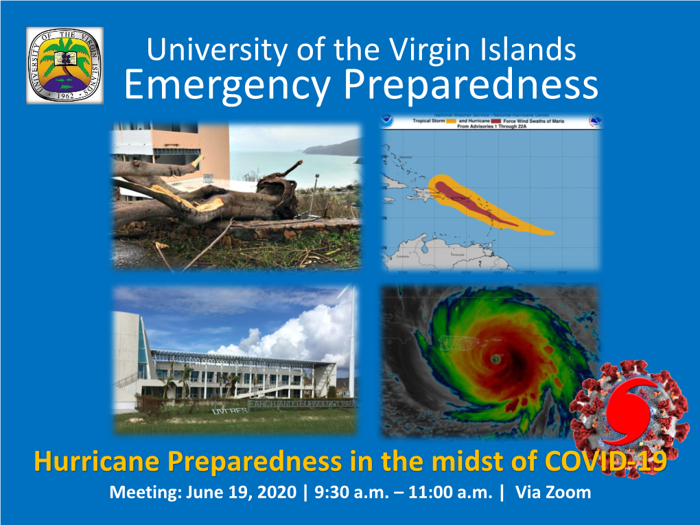 Hurricane Preparedness Plan 2020