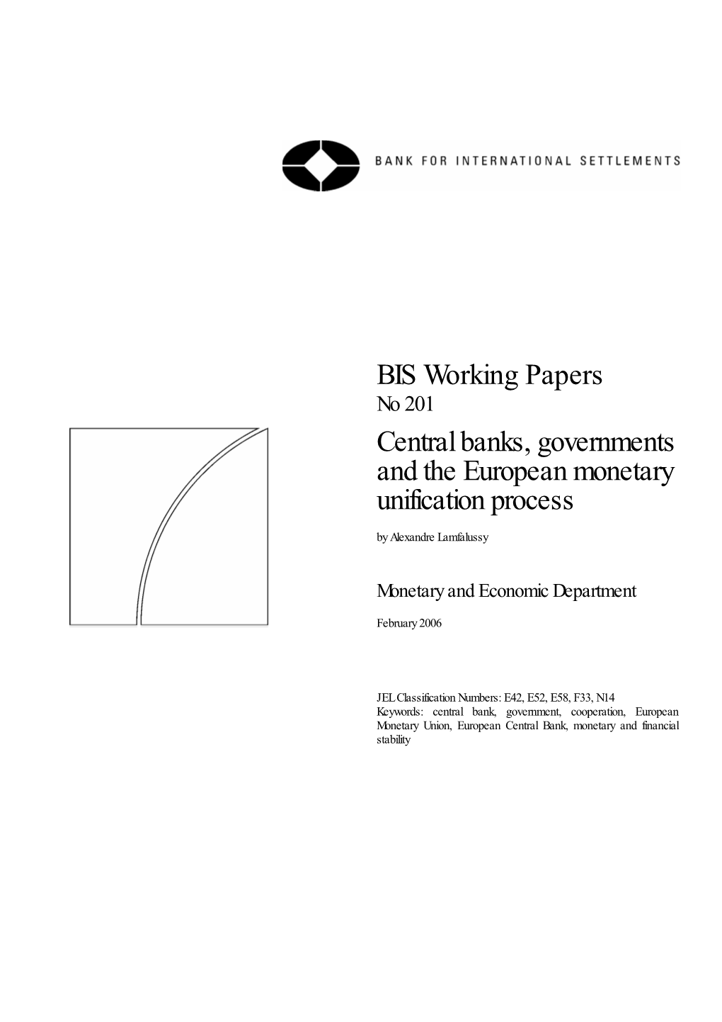 Central Banks, Governments and the European Monetary Unification Process by Alexandre Lamfalussy