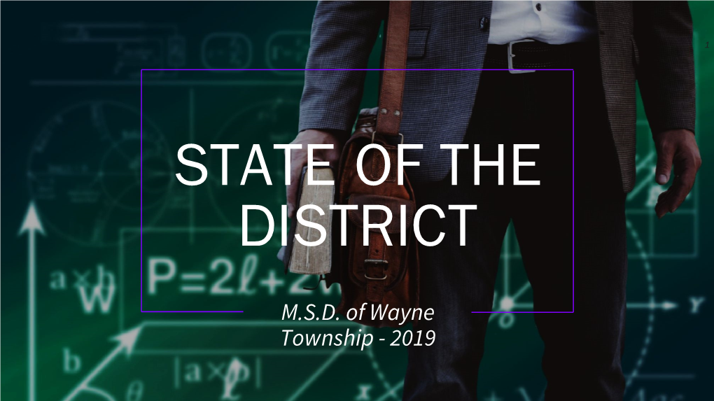 M.S.D. of Wayne Township - 2019