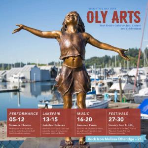 OLY ARTS ISSUE No.13, SUMMER EDITION JULY 2018