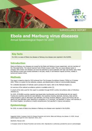 Ebola and Marburg Virus Diseases Annual Epidemiological Report for 2019