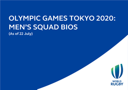 Olympic Games Tokyo 2020: Men's Squad Bios