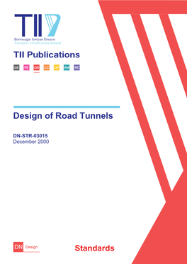Design of Road Tunnels