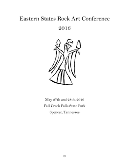 Eastern States Rock Art Conference 2016