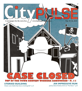 2015 Top of the Town Awards 2015 30 City Pulse • May 20, 2015 City Pulse • May 20, 2015 31