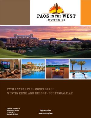 Paos in the West August 22 - 26