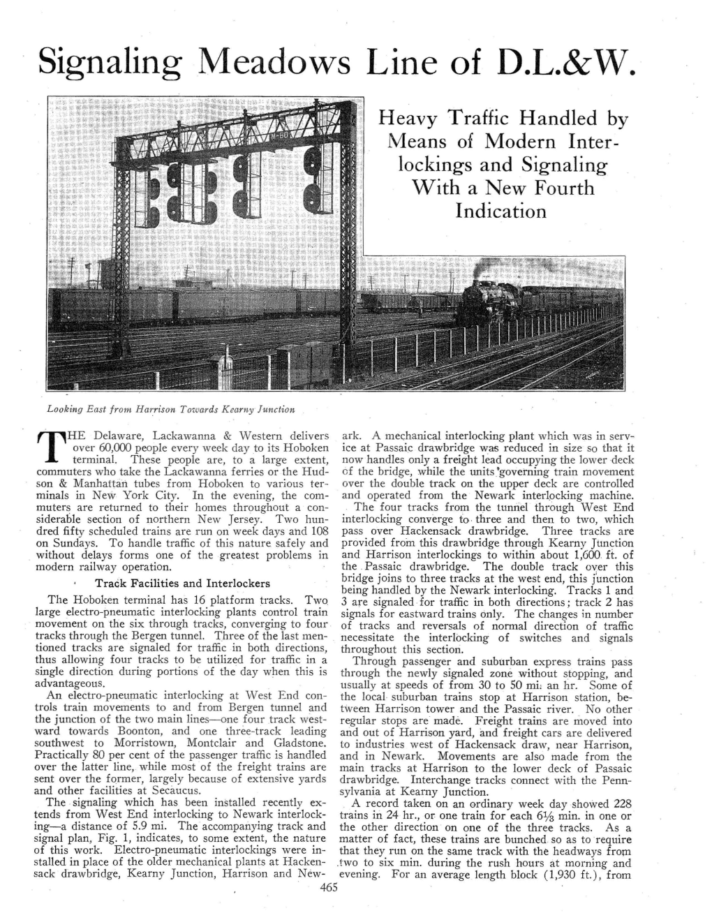 Signaling Meadows Line of DL&W