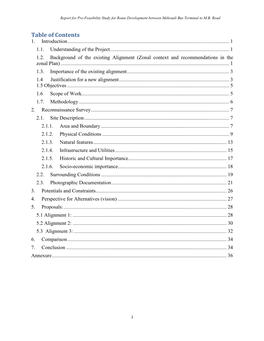 Table of Contents 1