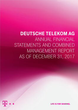 Financial Statements DTAG Dec. 31, 2017
