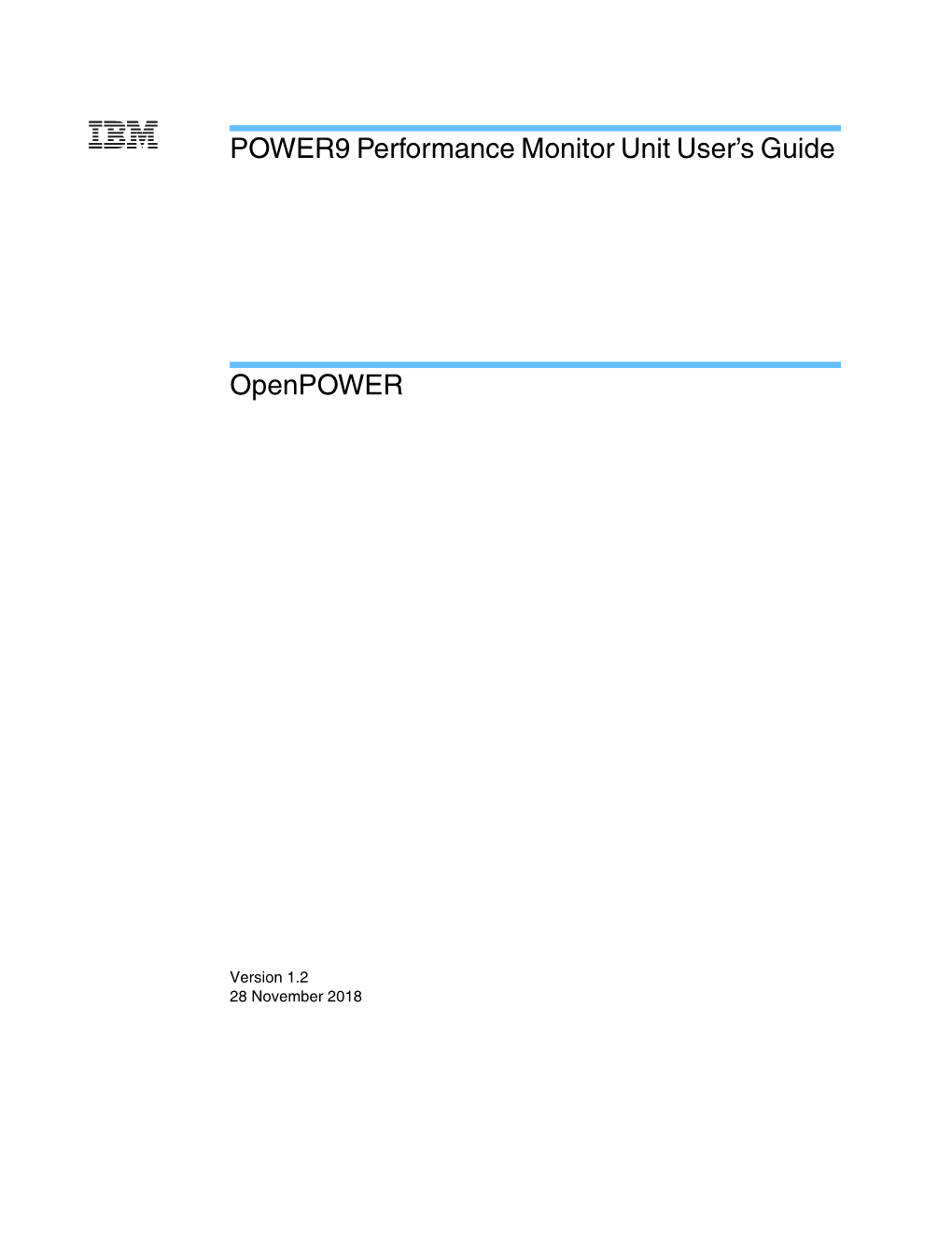 POWER9 Performance Monitor Unit User's Guide Openpower