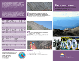 Zinc Information Circular