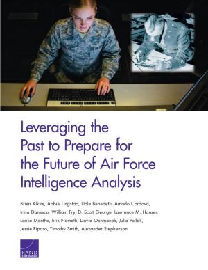 Leveraging the Past to Prepare for the Future of Air Force Intelligence Analysis