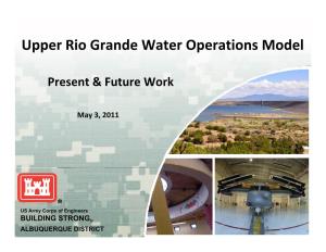 Upper Rio Grande Water Operations Model