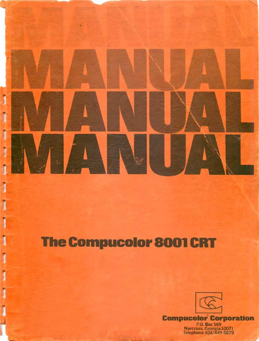 Compcolor 8001 User Manual