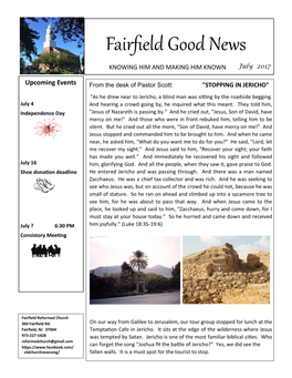 Fairfield Good News