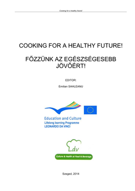 Cooking for a Healthy Future!