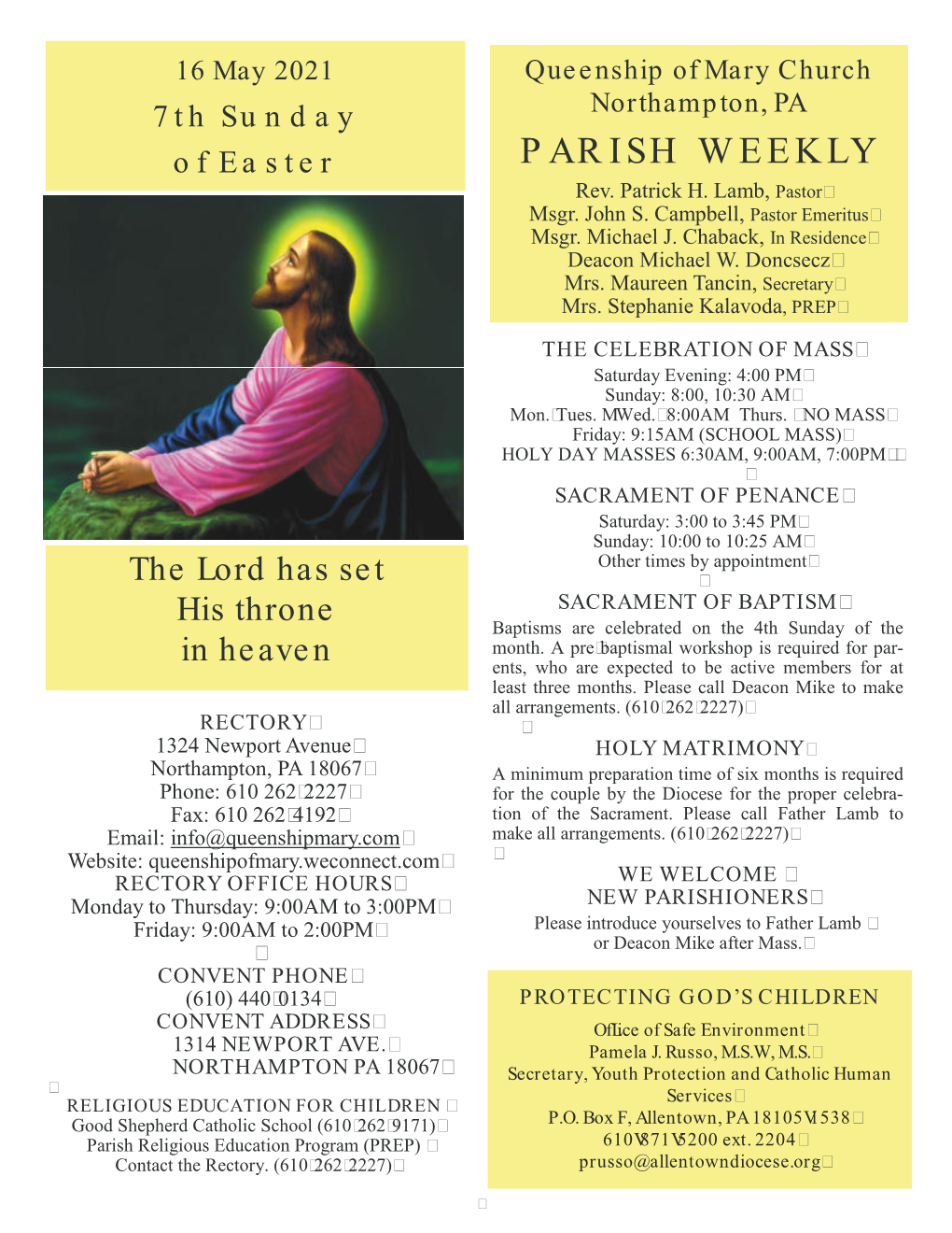 PARISH WEEKLY Rev